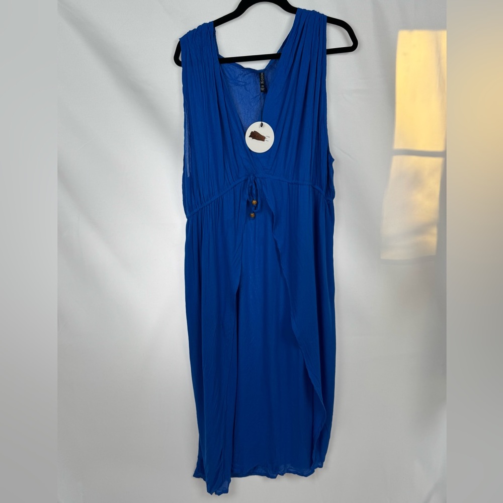 NWT Swim Cover Up by Boho Me Size 2X Lapis Blue